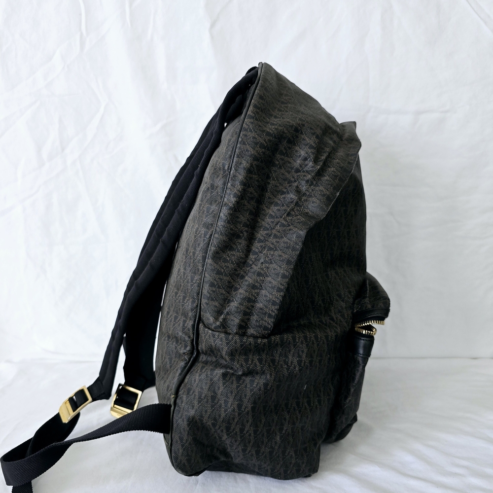 Black Patterned Men's Backpack - image 5